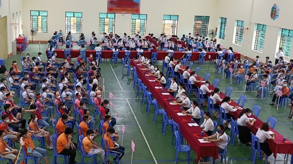 Thành phố Lào Cai: 271 học sinh tiểu học và THCS tham gia Cuộc thi Toán tuổi thơ ảnh 1