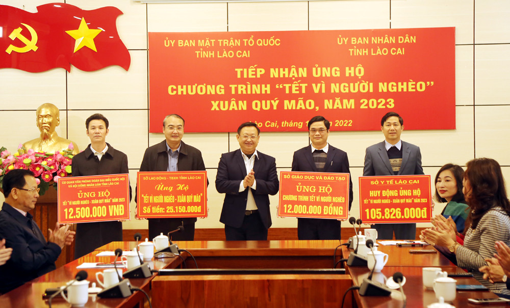 Tiếp nhận hơn 6,5 tỷ đồng ủng hộ "Tết vì người nghèo" xuân Quý Mão, năm 2023 ảnh 8