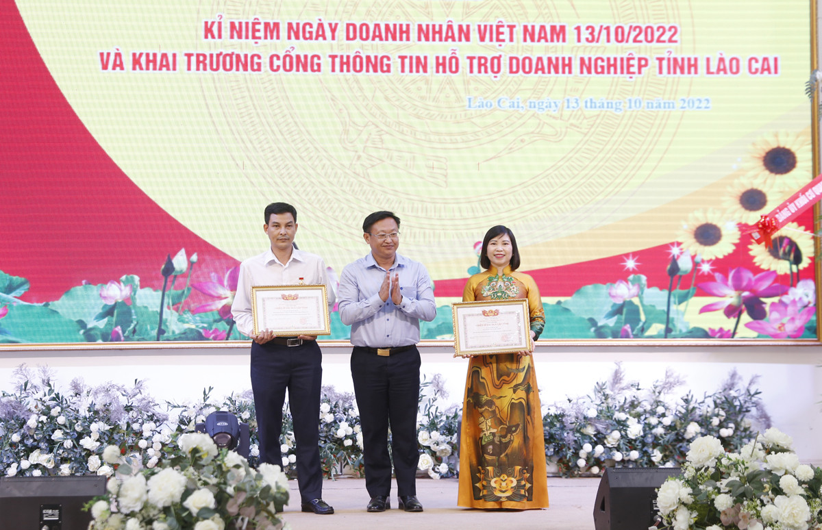 UBND tỉnh gặp mặt kỷ niệm ngày Doanh nhân Việt Nam và tôn vinh doanh nhân điển hình ảnh 11