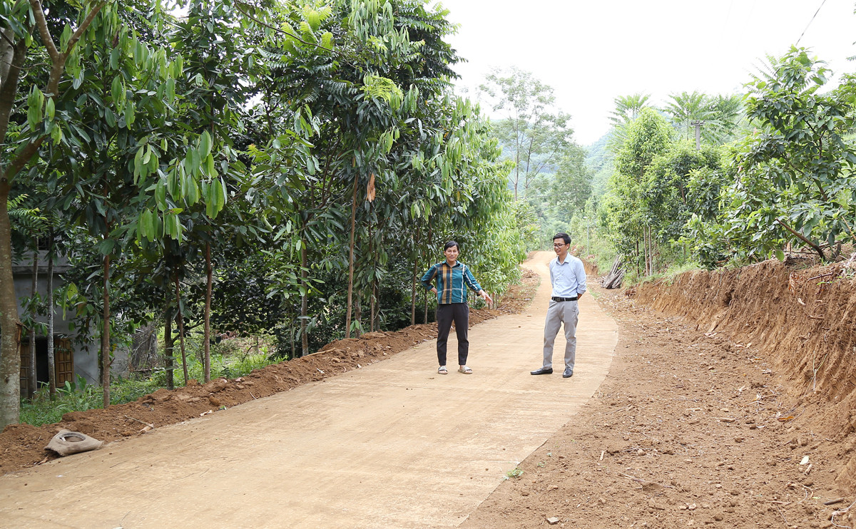 Nhiều tuyến đường giao thông nông thôn được mở rộng. Nhiều tuyến đường giao thông nông thôn được mở rộng.