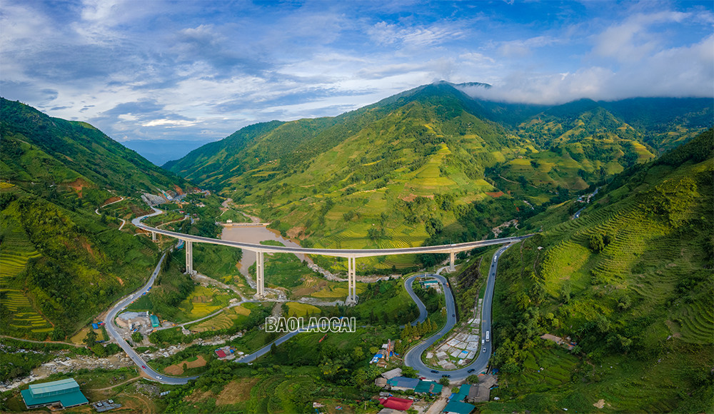 Cầu được xây dựng bằng bê tông cốt thép, bề mặt rộng 14m với 4 làn xe, 5 nhịp liên tục, trong đó, nhịp dài nhất là 132m, được thi công bằng phương pháp dầm hộp đúc hẫng cân bằng. Sau khi tuyến đường này hoàn thành sẽ tạo thuận lợi cho việc đi lại, giao thương, góp phần thúc đẩy phát triển kinh tế - xã hội của tỉnh Lào Cai và khu vực Tây Bắc. Cầu Móng Sến được khởi công từ đầu năm 2020, đến nay các hạng mục đã và đang dần hoàn thành. Do bắc qua thung lũng, lại có độ cao gần 100m nên công trường cầu Móng Sến thường xuyên có mây mù bao phủ, cây cầu như đi xuyên vào mây. Đứng trên cầu phóng tầm mắt ra xa theo nhiều hướng là những thửa ruộng bậc thang tuyệt đẹp. Đây là cây cầu cạn vượt địa hình nối từ khu vực chân dốc lên đỉnh dốc ba tầng - đoạn đường khó đi, quanh co, nguy hiểm nhất trong cung đường từ thành phố Lào Cai lên thị xã Sa Pa. Đến thời điểm hiện tại, công trình đã hoàn thành 99% khối lượng công việc, còn một số hạng mục cuối cùng trước khi đi vào hoạt động như hệ thống đèn chiếu sáng, vạch sơn kẻ đường và thảm đường dẫn 2 bên đầu cầu. Cây cầu cạn cao nhất Việt Nam, có ý nghĩa “then chốt” trong xây dựng tuyến đường nối cao tốc Nội Bài – Lào Cai đến Khu du lịch quốc gia Sa Pa.