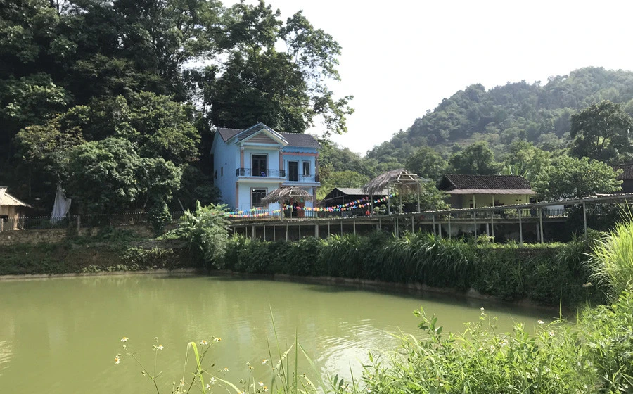 Mô hình homestay của anh Ngô Văn Tỉnh.