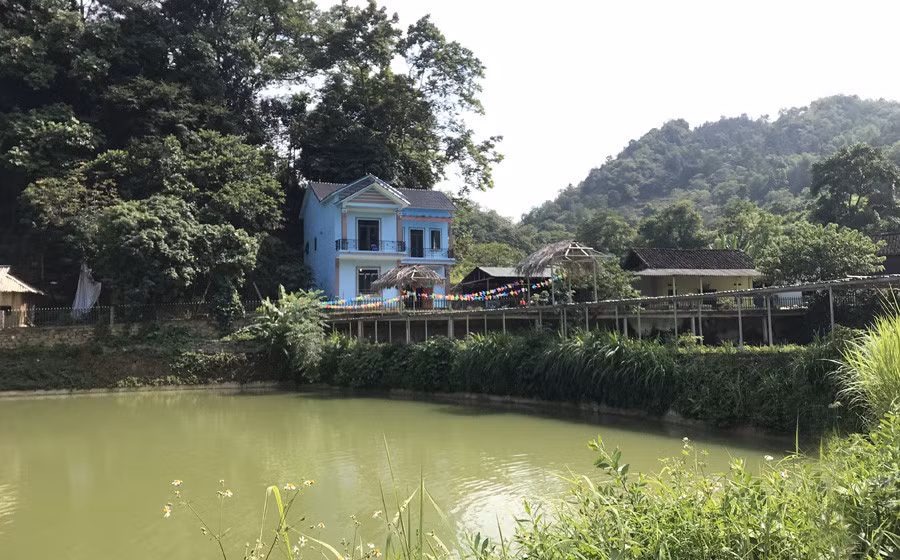 Mô hình homestay của anh Ngô Văn Tỉnh.