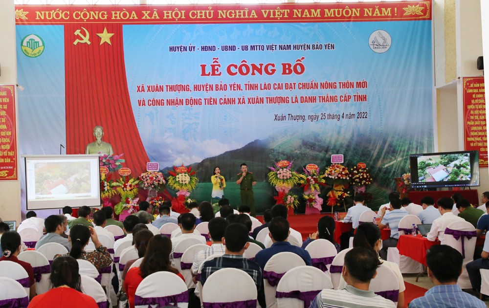 Quang cảnh buổi lễ.