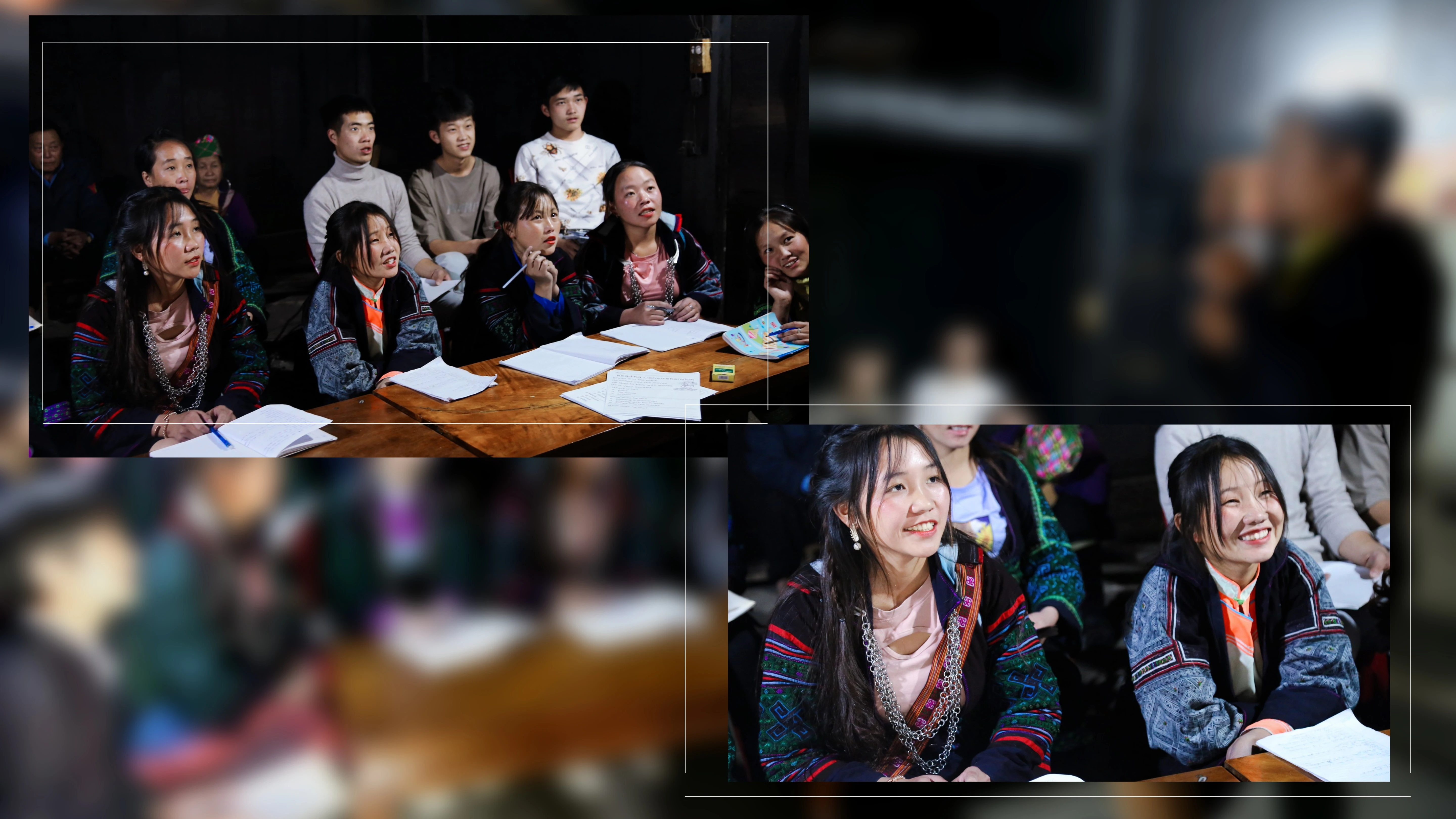 Lớp học tiếng Anh đặc biệt đã mang lại niềm vui, sự tự tin cho người dân Séo Mý Tỷ.