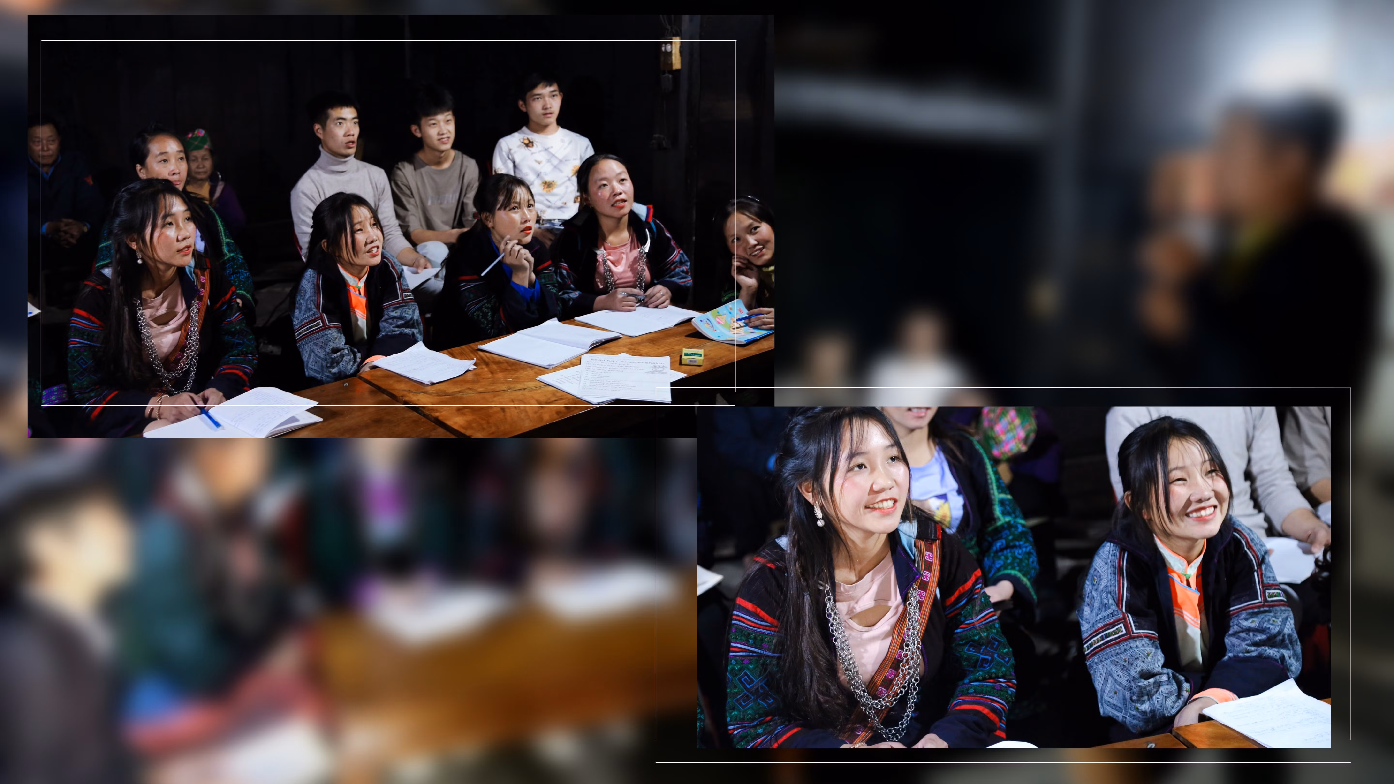 Lớp học tiếng Anh đặc biệt đã mang lại niềm vui, sự tự tin cho người dân Séo Mý Tỷ.