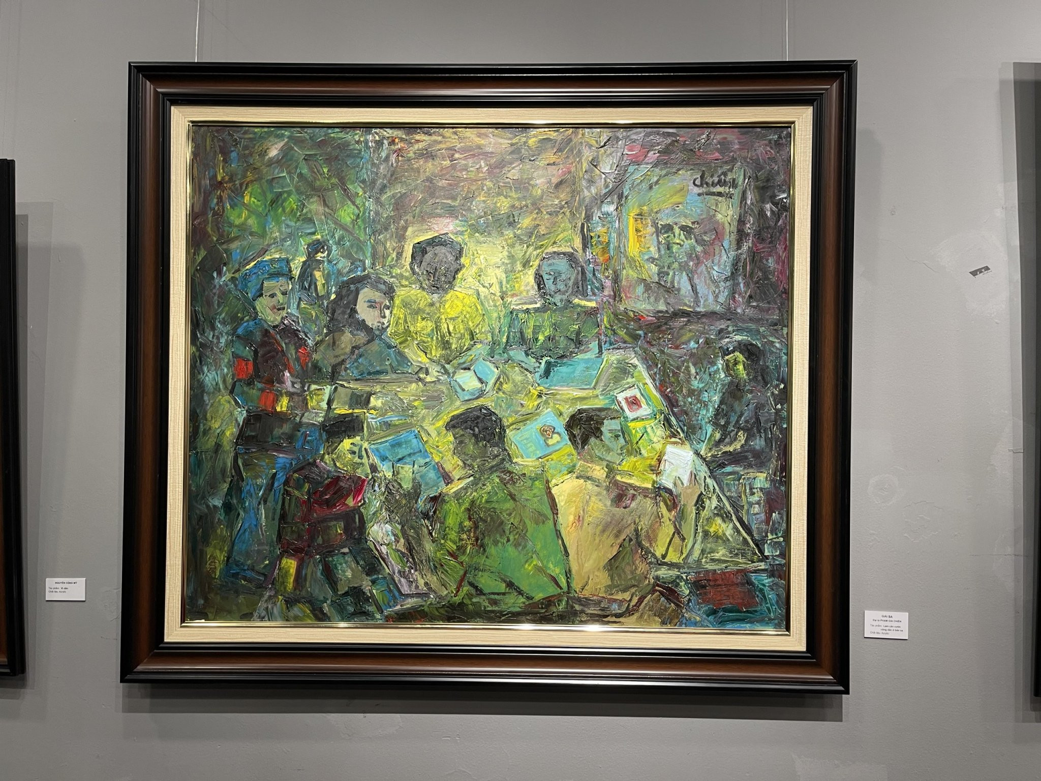 Tác giả Phạm Gia Chiến đoạt giải Ba triển lãm tranh Công an nhân dân lần thứ 4, năm 2022 ảnh 2 Tác giả Phạm Gia Chiến đoạt giải Ba triển lãm tranh Công an nhân dân lần thứ 4, năm 2022 ảnh 2