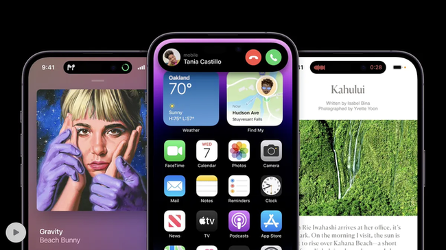 Dynamic Island là một trong những tính năng nổi bật trên iPhone 14 Pro và Pro Max. Dynamic Island là một trong những tính năng nổi bật trên iPhone 14 Pro và Pro Max.