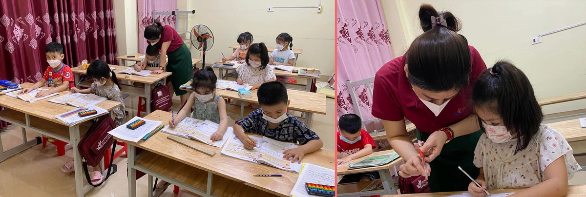 Nở rộ các lớp “tiền tiểu học” ảnh 1