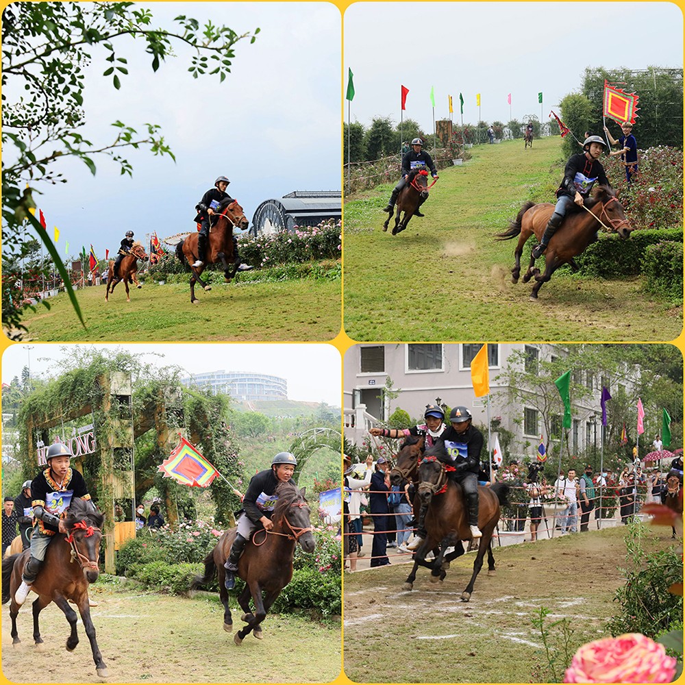 Xuất phát đua vòng sơ loại bảng A. Cuộc đua diễn ra tại khu vực vườn hồng Ga đi cáp treo. Đường đua kịch tính, hấp dẫn.