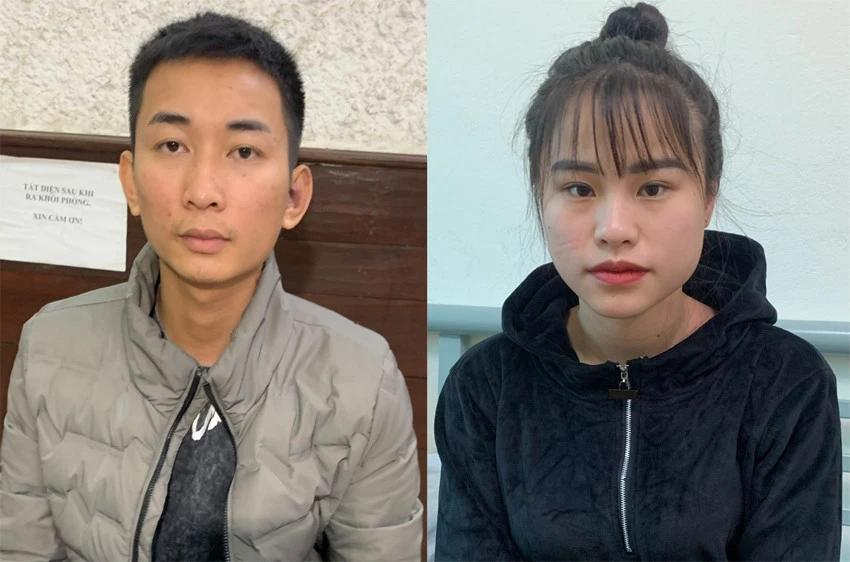 Đối tượng Ninh Ngọc Khánh và Nguyễn Thị Ngà.