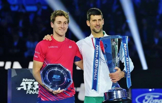 Casper Ruud cũng đã có mùa giải 2022 thi đấu ấn tượng.