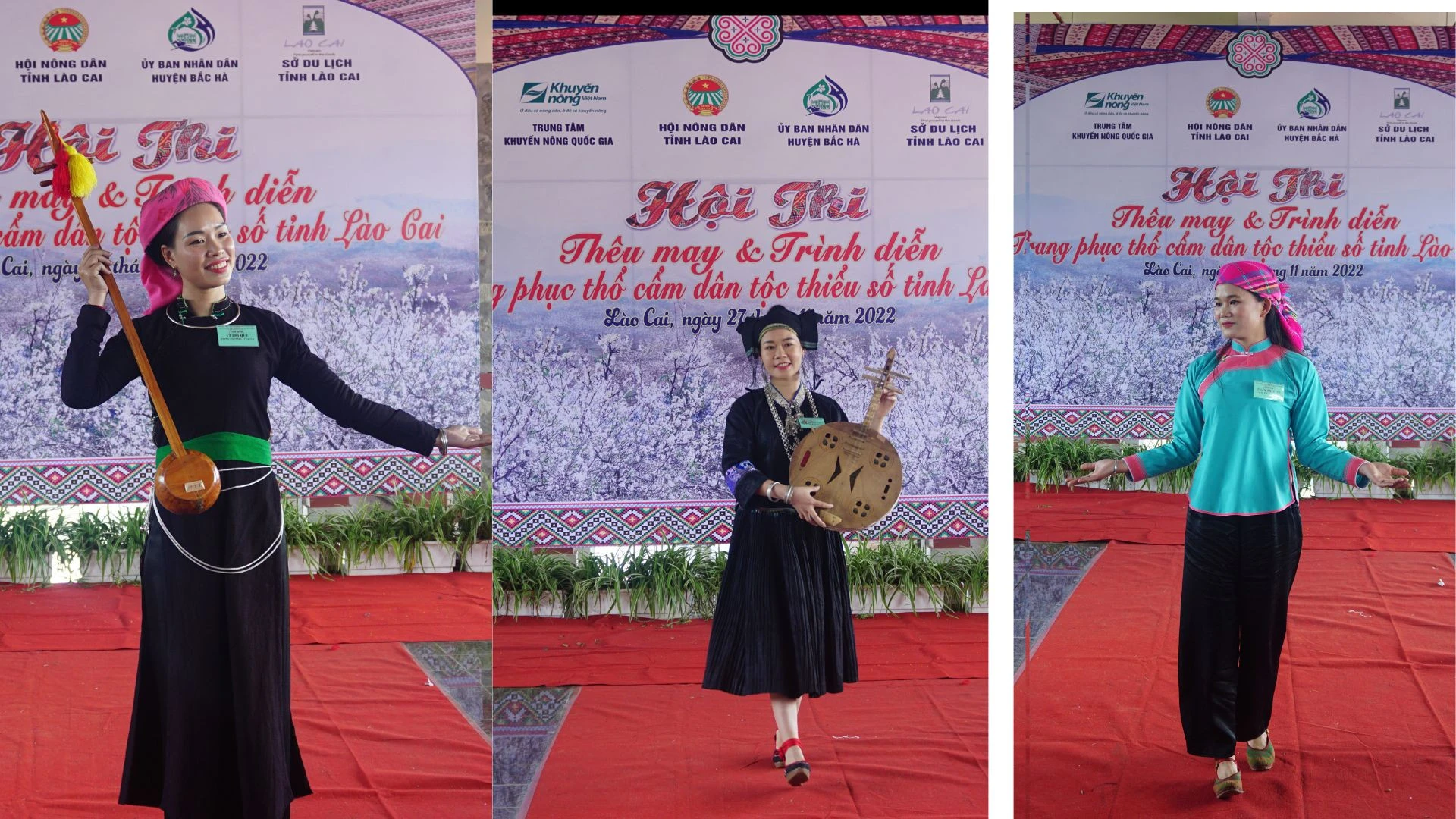 Hấp dẫn Hội thi "Thêu, may và trình diễn trang phục thổ cẩm dân tộc thiểu số"&nbsp; ảnh 8