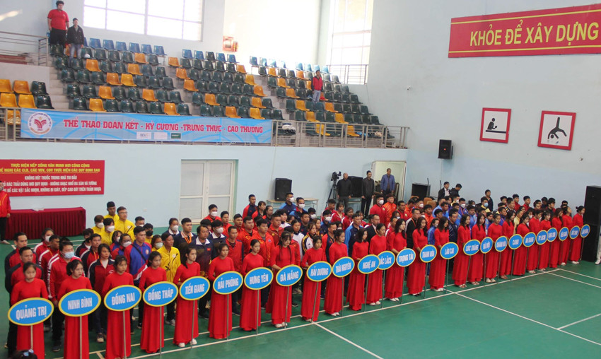 Khởi tranh môn cử tạ trong khuôn khổ Đại hội Thể thao toàn quốc lần thứ IX ảnh 1