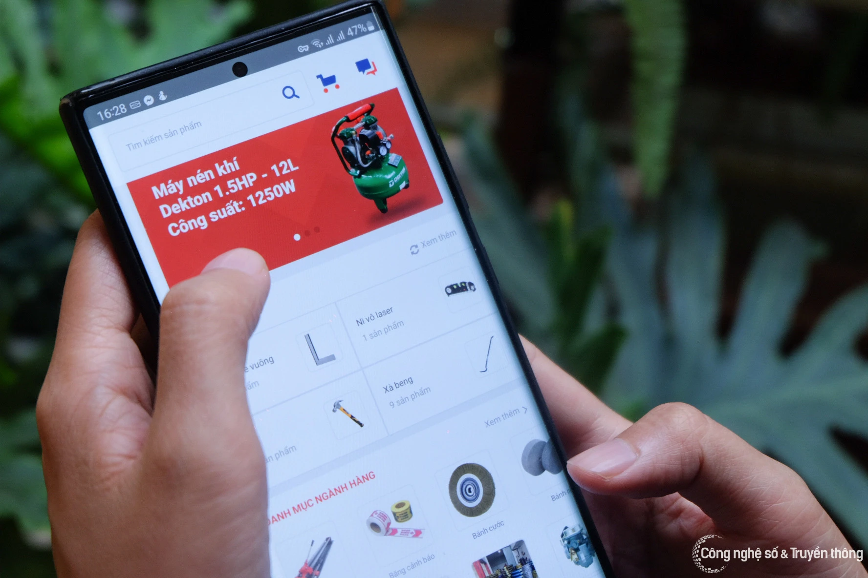 Siêu chợ cơ khí 4.0 là mô hình chuyển đổi số của một doanh nghiệp truyền thống.