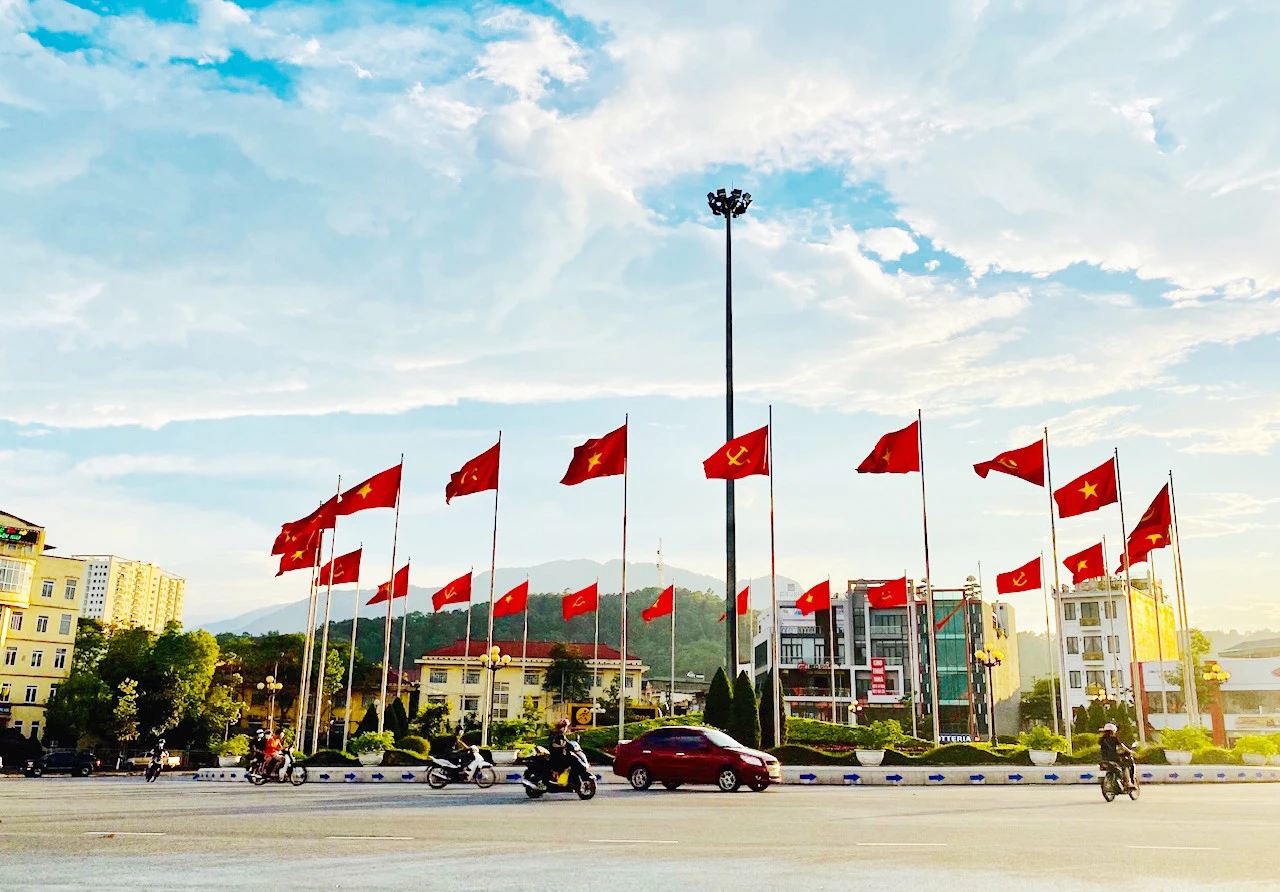 Quê hương Lào Cai ngày càng phát triển.