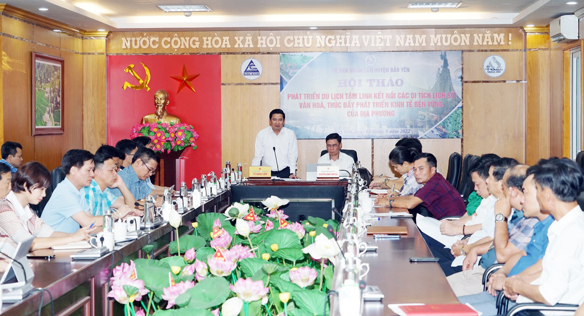 Bảo Yên phát triển du lịch tâm linh kết nối các di tích lịch sử - văn hóa, thúc đẩy phát triển kinh tế bền vững ảnh 1 Bảo Yên phát triển du lịch tâm linh kết nối các di tích lịch sử - văn hóa, thúc đẩy phát triển kinh tế bền vững ảnh 1
