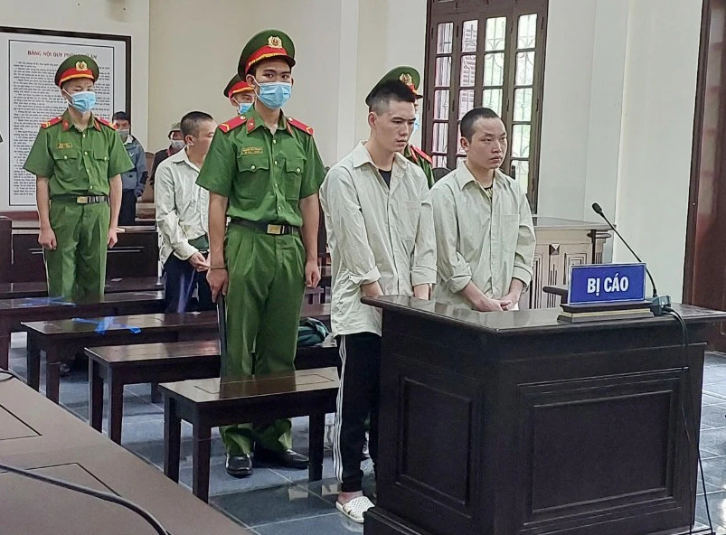 Hai thanh niên lĩnh án tử hình vì hành vi phạm tội của mình.