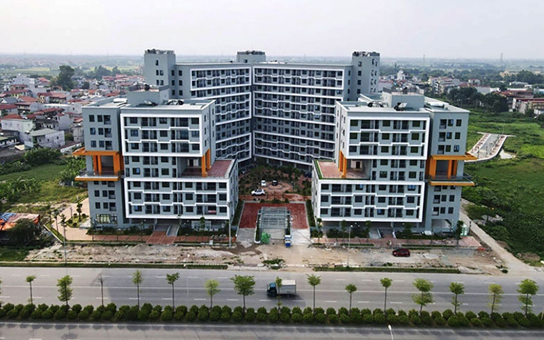 Dự án nhà ở Thăng Long Green City dành cho công nhân tại xã Kim Chung, huyện Đông Anh, thành phố Hà Nội. (Ảnh QUANG THÁI) Dự án nhà ở Thăng Long Green City dành cho công nhân tại xã Kim Chung, huyện Đông Anh, thành phố Hà Nội. (Ảnh QUANG THÁI)