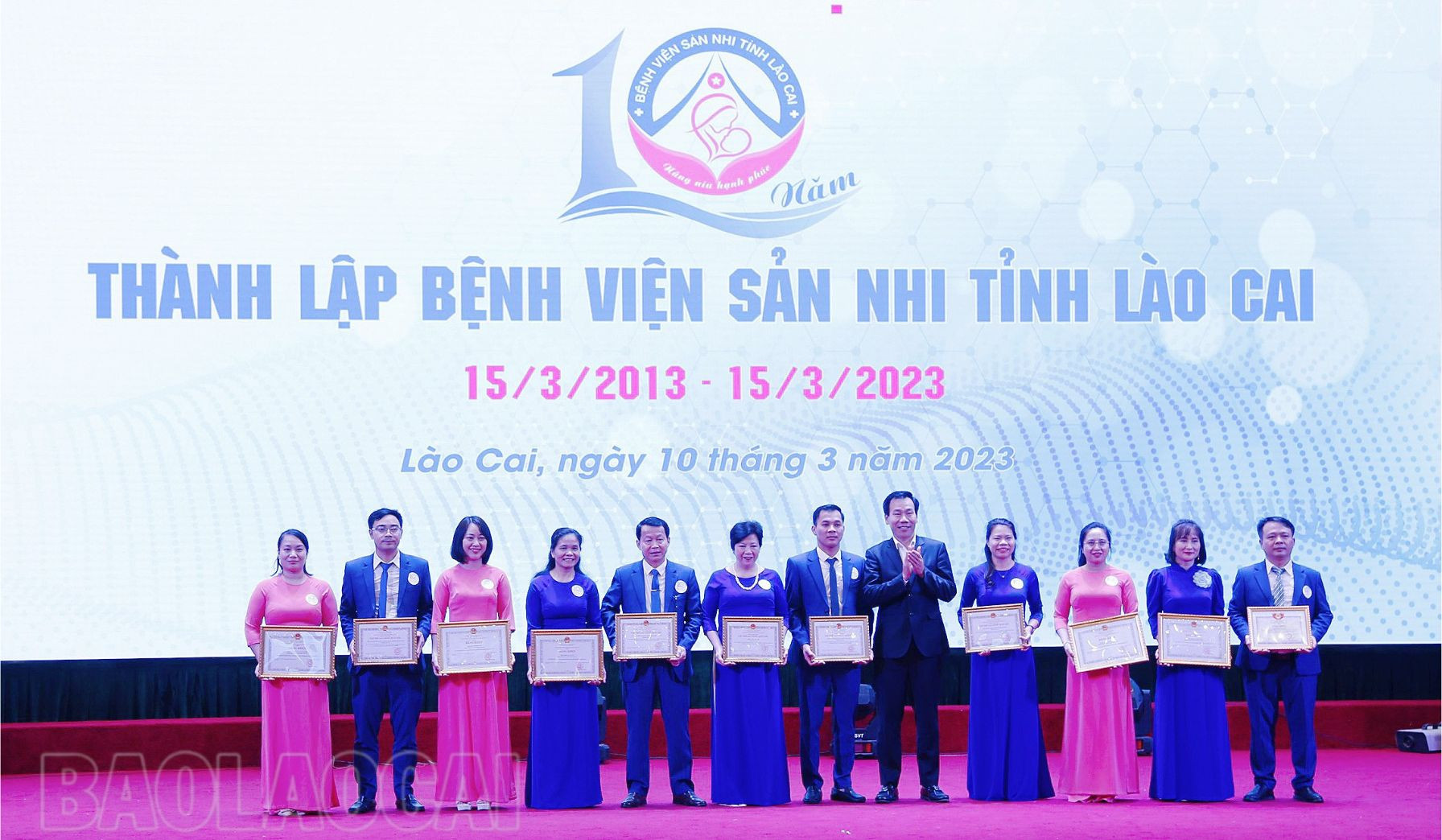 Bệnh viện Sản – Nhi tỉnh Lào Cai kỷ niệm 10 năm thành lập ảnh 6