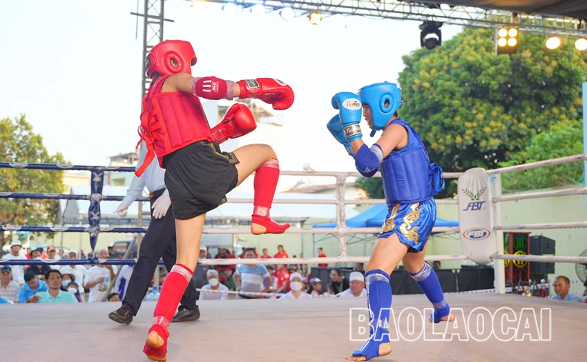 Lào Cai có 4 võ sĩ đoạt huy chương tại Giải Vô địch các câu lạc bộ Muay quốc gia ảnh 2