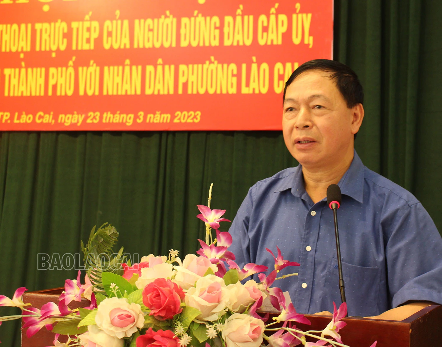 Thường trực Thành ủy tiếp xúc, đối thoại với Nhân dân phường Lào Cai ảnh 5