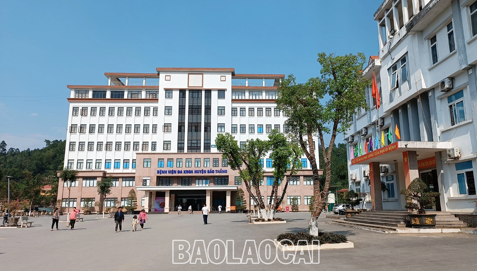 Bệnh viện Đa khoa huyện Bảo Thắng được đầu tư khang trang, hiện đại.