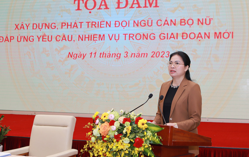 Xây dựng, phát triển đội ngũ cán bộ nữ đáp ứng yêu cầu, nhiệm vụ trong giai đoạn mới ảnh 4 Xây dựng, phát triển đội ngũ cán bộ nữ đáp ứng yêu cầu, nhiệm vụ trong giai đoạn mới ảnh 4
