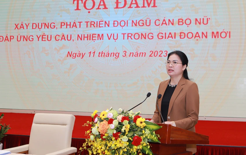Xây dựng, phát triển đội ngũ cán bộ nữ đáp ứng yêu cầu, nhiệm vụ trong giai đoạn mới ảnh 4