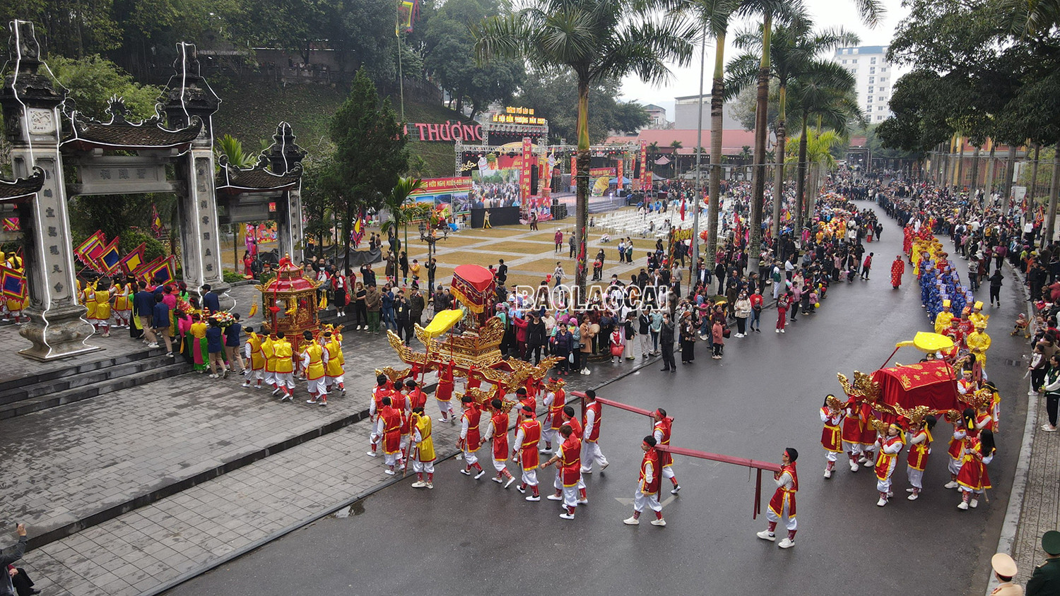 Ấn tượng chương trình khai mạc Lễ hội đền Thượng Xuân Quý Mão 2023 ảnh 6 Ấn tượng chương trình khai mạc Lễ hội đền Thượng Xuân Quý Mão 2023 ảnh 6