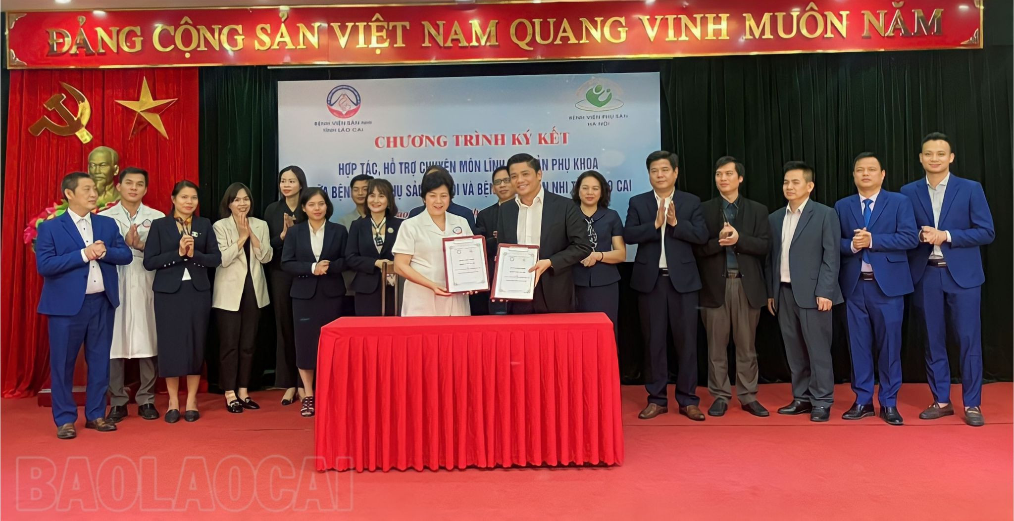 Ký kết hợp tác hỗ trợ y tế giữa Bệnh viện Phụ Sản Hà Nội và Bệnh viện Sản - Nhi tỉnh ảnh 1