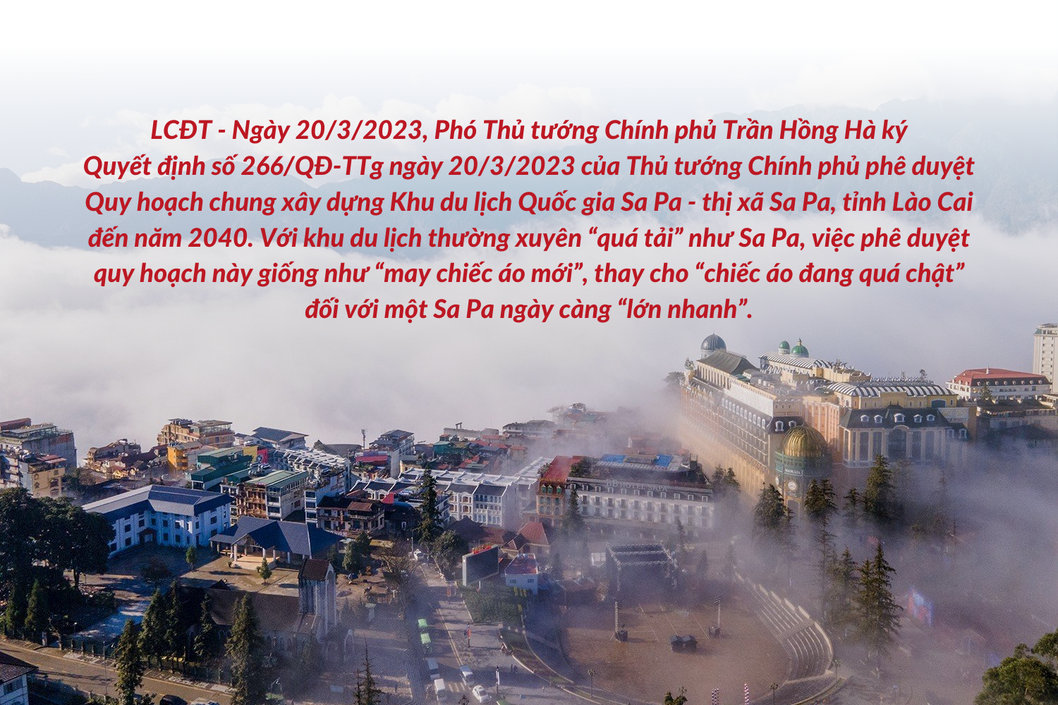 “May áo mới” cho Sa Pa ảnh 1 “May áo mới” cho Sa Pa ảnh 1