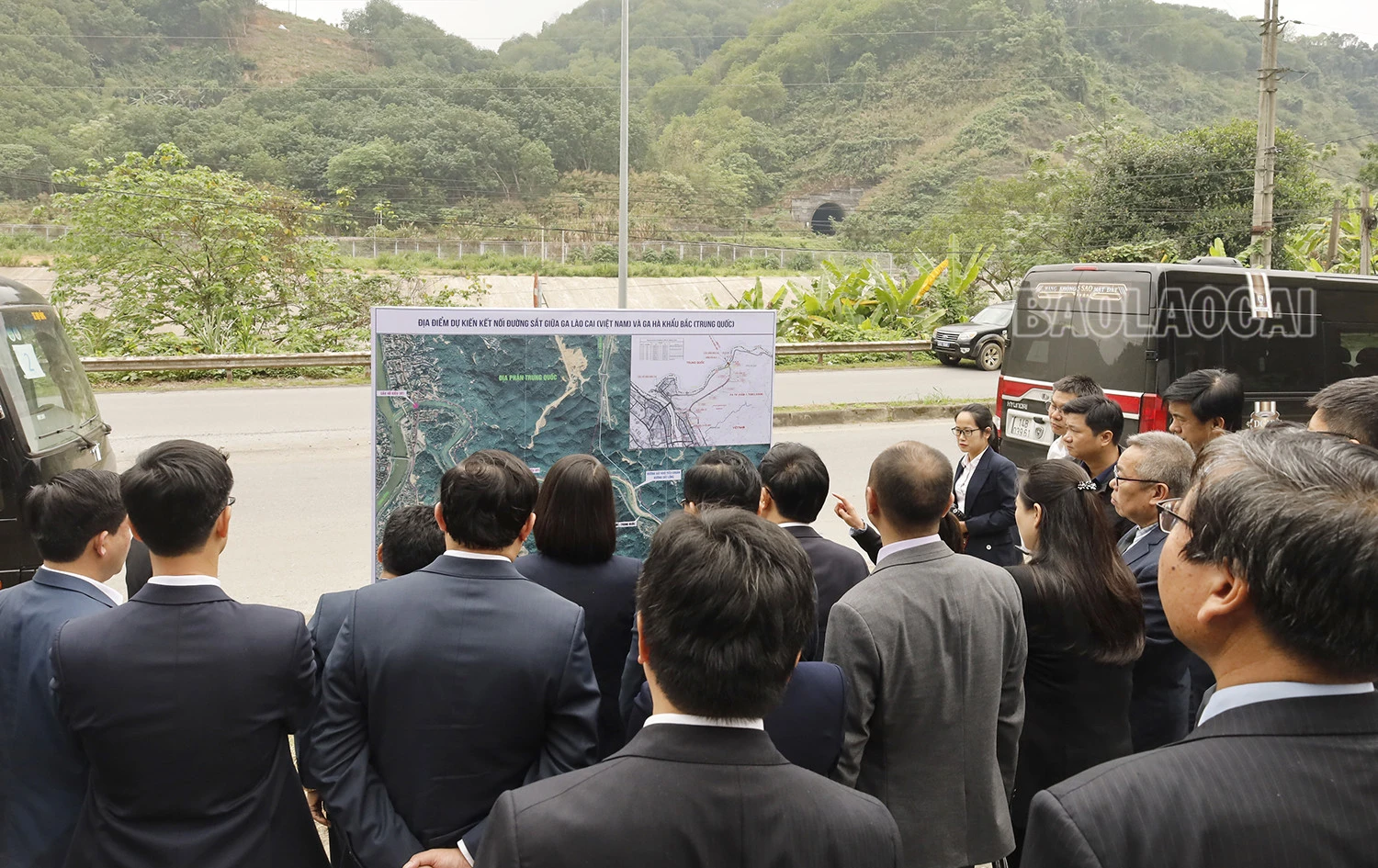 Đoàn đại biểu tỉnh Vân Nam (Trung Quốc) khảo sát một số công trình, dự án trên địa bàn tỉnh Lào Cai ảnh 4