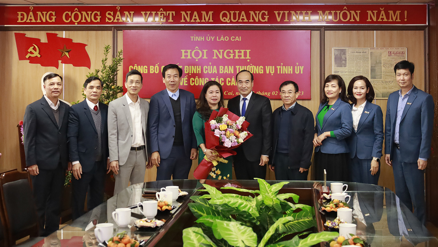 Công bố quyết định bổ nhiệm Phó Tổng Biên tập Báo Lào Cai và Phó Giám đốc Đài Phát thanh - Truyền hình tỉnh ảnh 4