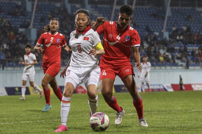 Tuyển nữ Việt Nam rộng cửa đi tiếp trước Nepal. Tuyển nữ Việt Nam rộng cửa đi tiếp trước Nepal.