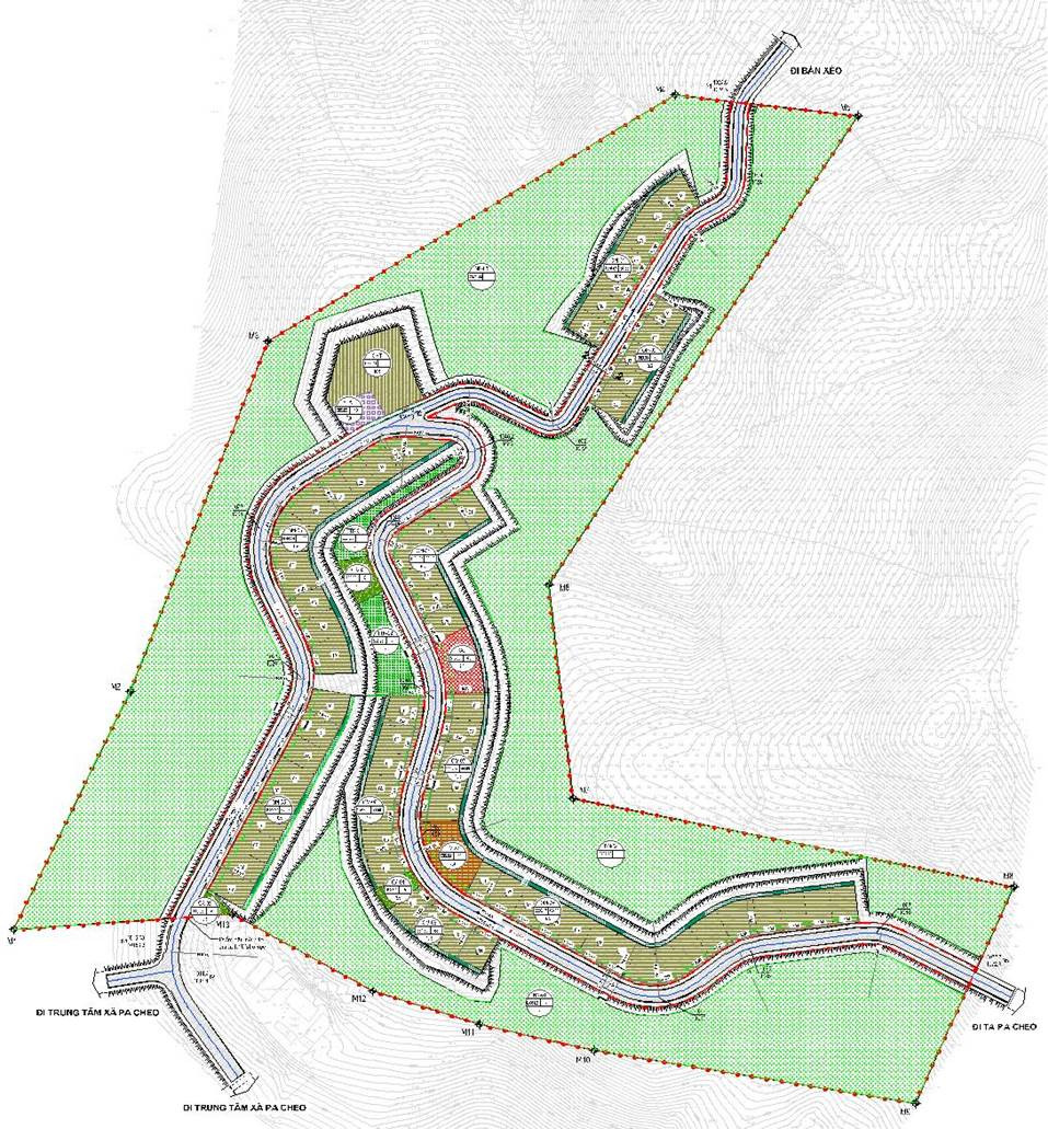 Bản đồ quy hoạch sử dung đất thôn Kin Sáng Hồ. Bản đồ quy hoạch sử dung đất thôn Kin Sáng Hồ.