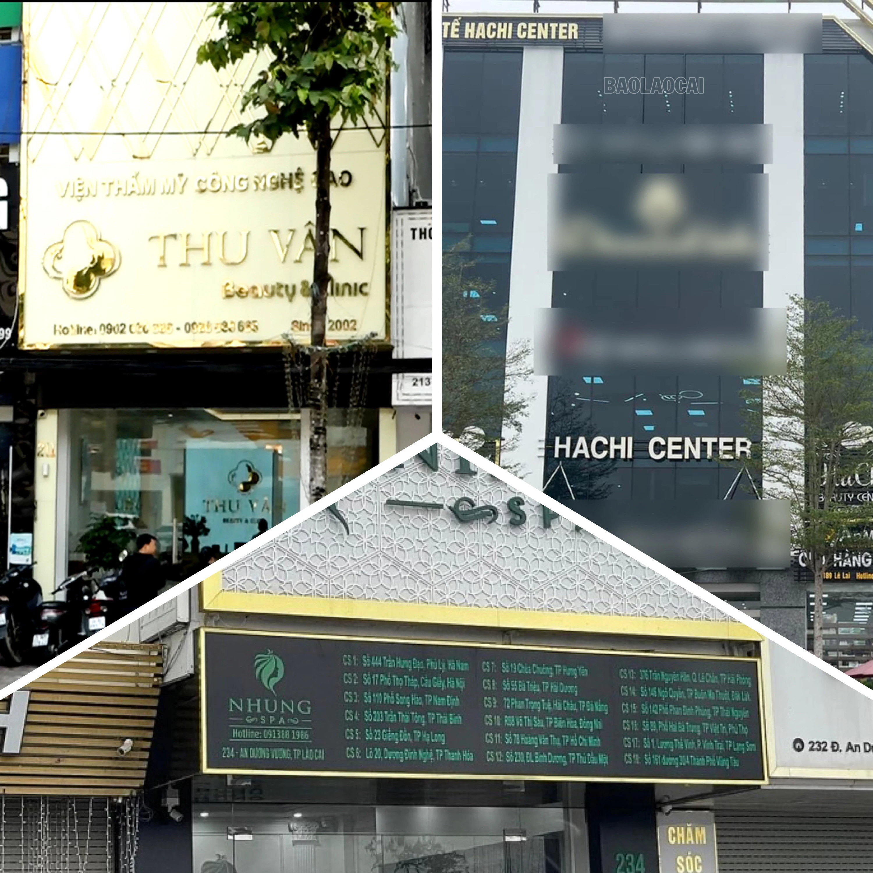 Cơ sở kinh doanh dịch vụ thẩm mỹ bị xử phạt vi phạm hành chính.