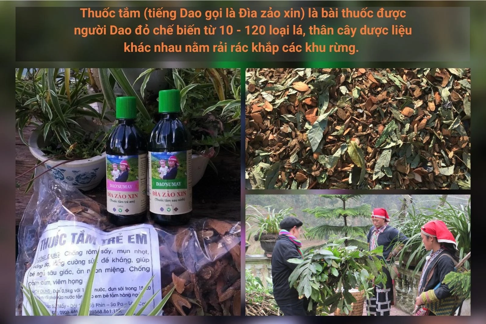 Độc đáo bài thuốc tắm của người Dao đỏ ở Tả Phìn ảnh 2