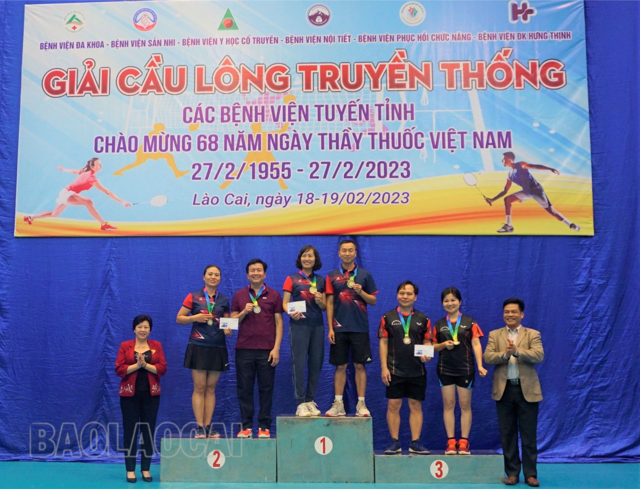 Sôi nổi Giải cầu lông truyền thống khối các bệnh viện tuyến tỉnh ảnh 5 Sôi nổi Giải cầu lông truyền thống khối các bệnh viện tuyến tỉnh ảnh 5