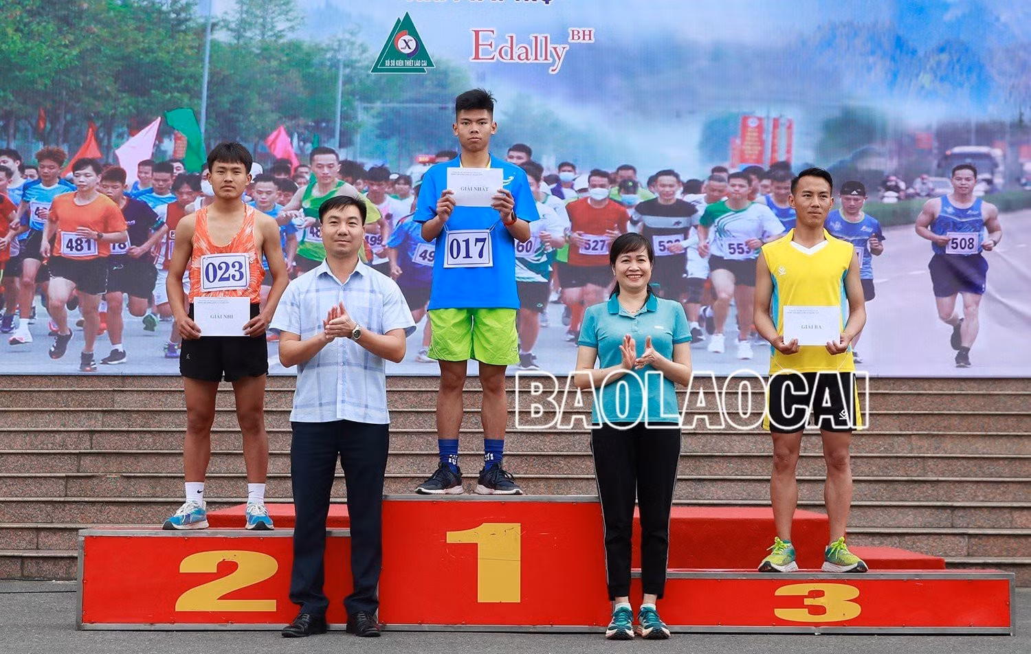 Đoàn Mường Khương bảo vệ thành công ngôi vô địch tại Giải Việt dã truyền thống Báo Lào Cai ảnh 5