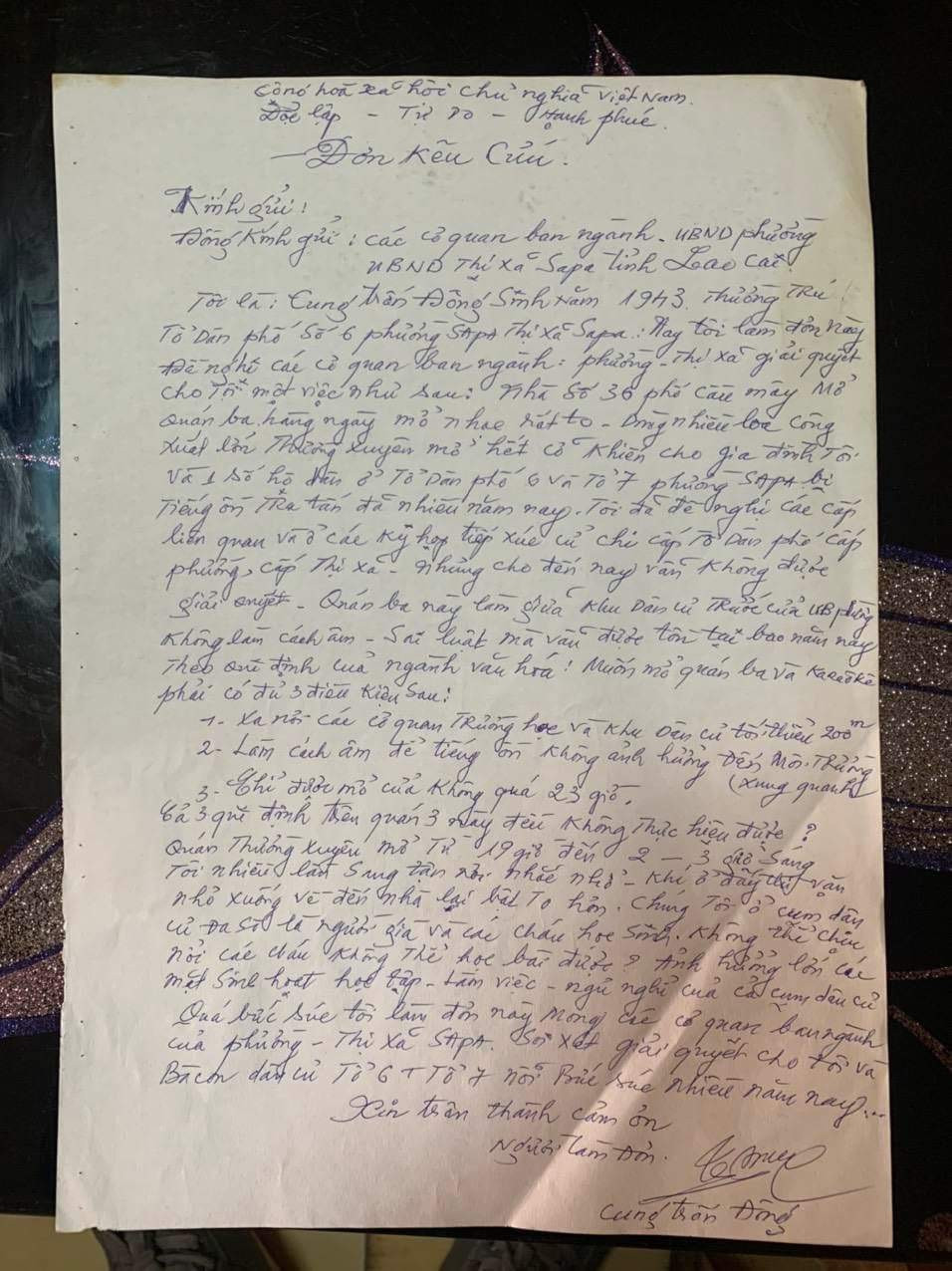 Thị xã Sa Pa: Nhạc quán bar “tra tấn” khu dân cư ảnh 1 Thị xã Sa Pa: Nhạc quán bar “tra tấn” khu dân cư ảnh 1