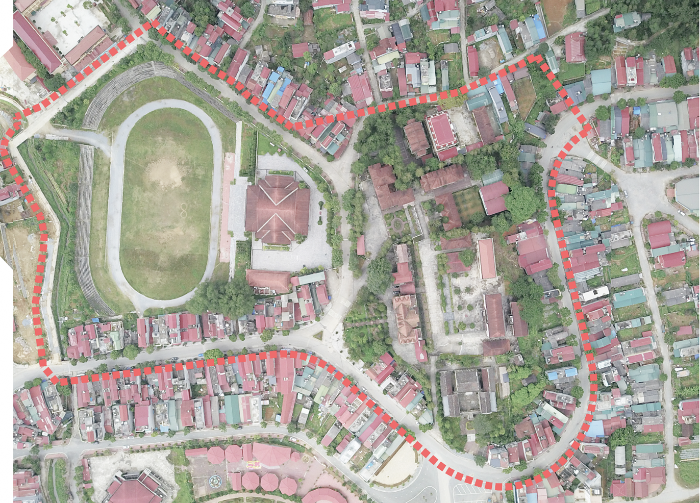 Dự kiến diện tích quy hoạch khu hành chính huyện Bắc Hà. Dự kiến diện tích quy hoạch khu hành chính huyện Bắc Hà.