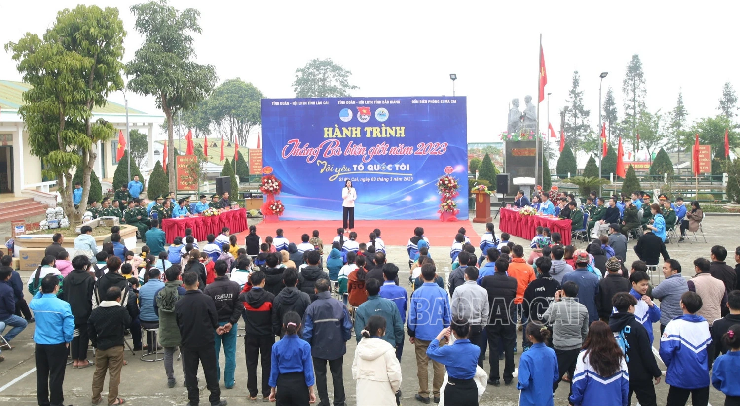 Chương trình được tổ chức tại Đồn Biên phòng Si Ma Cai.