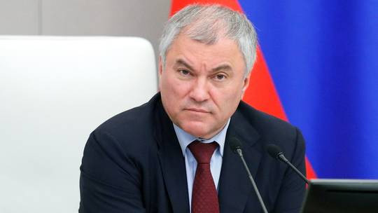 Chủ tịch Duma Quốc gia Nga Vyacheslav Volodin.