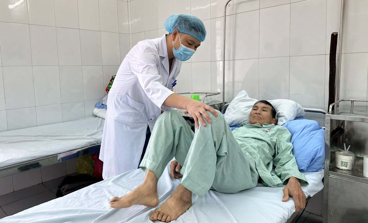 Bệnh nhân bình phục sau 5 ngày phẫu thuật.