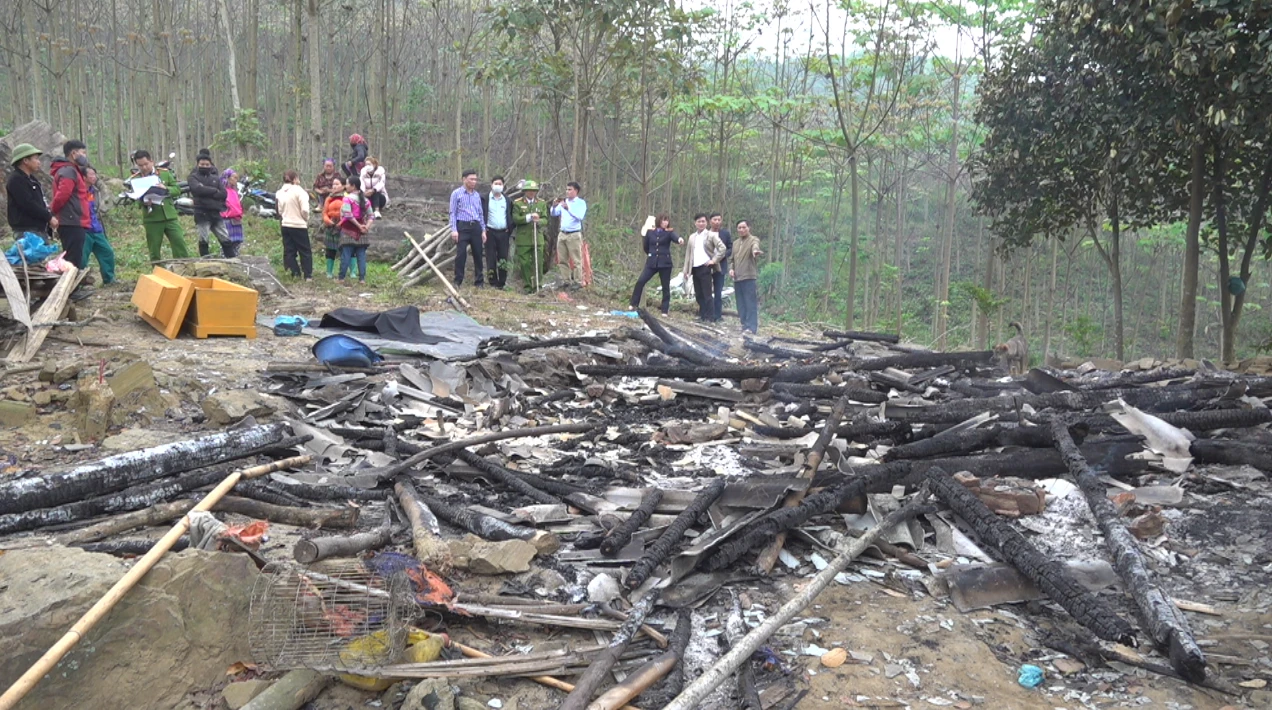 Xã Bảo Hà (Bảo Yên): Cháy lán trông nương, 1 người tử vong&nbsp; ảnh 1