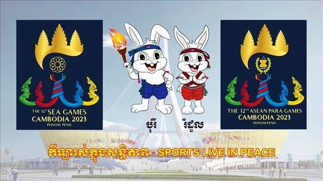 Biểu trưng và linh vật của SEA Games 32. Biểu trưng và linh vật của SEA Games 32.