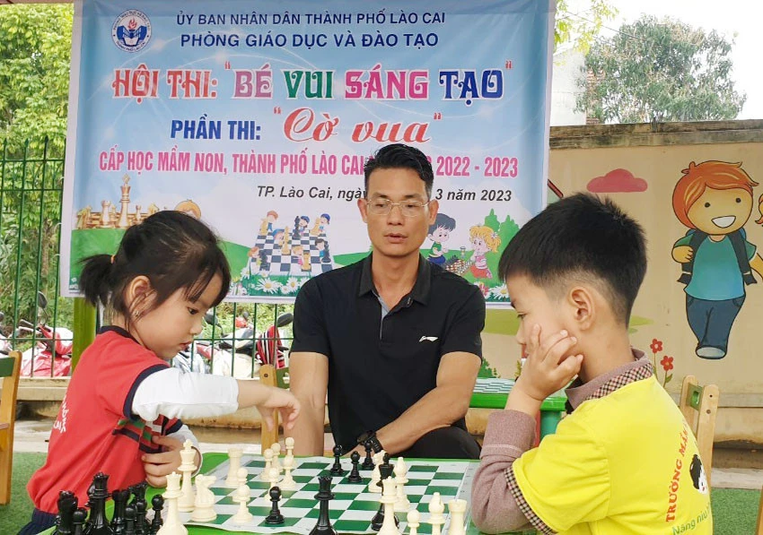 Phần thi cờ vua.