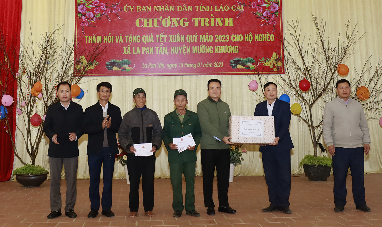 Chủ tịch UBND tỉnh Trịnh Xuân Trường thăm, chúc Tết xã La Pan Tẩn, Tả Thàng (Mường Khương) ảnh 6