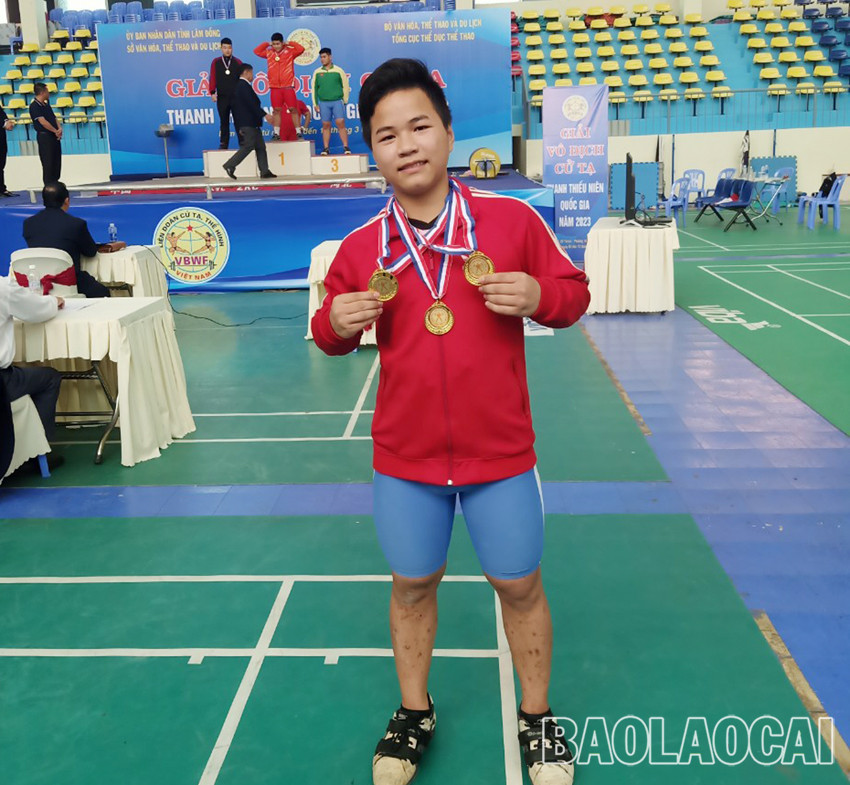 Lào Cai thắng lớn tại Giải Vô địch cử tạ thanh, thiếu niên quốc gia ảnh 2  Lào Cai thắng lớn tại Giải Vô địch cử tạ thanh, thiếu niên quốc gia ảnh 2